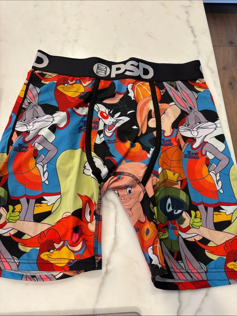 PSD Boys' Multicolor Looney Tunes space jam Cartoon Boxer Briefs